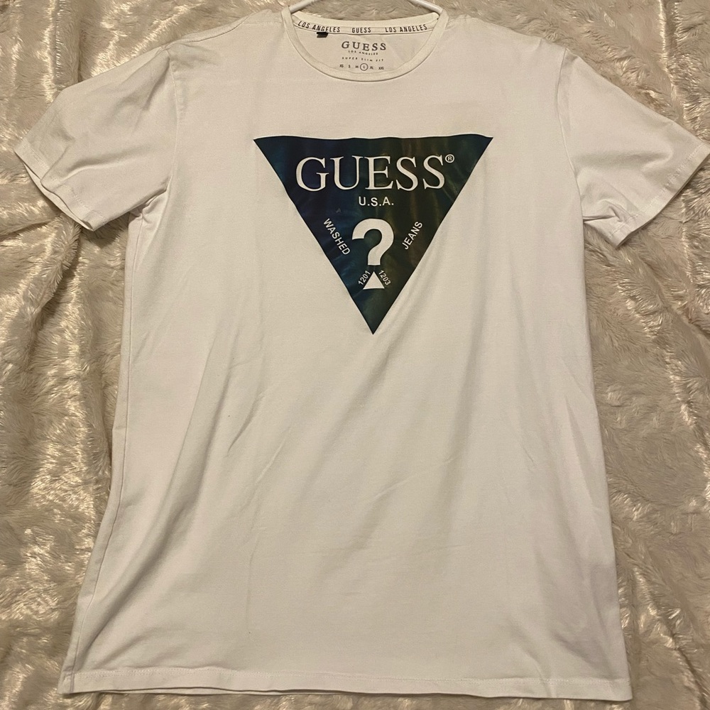 GUESS Super Slim Fit T-shirt with 3M (2)
